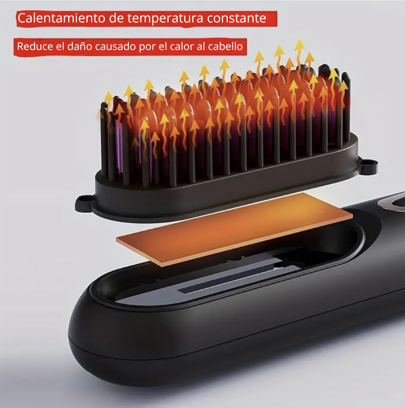 Cepillo Alisador Recargable