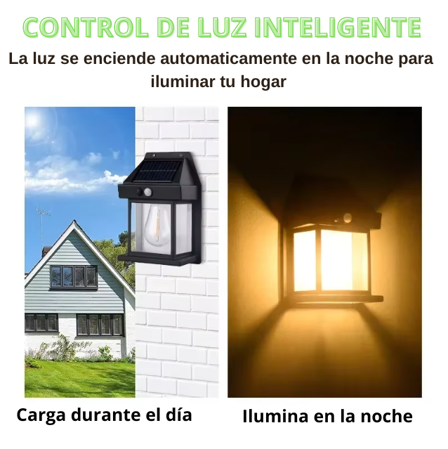 Luz solar decorativa empalmada