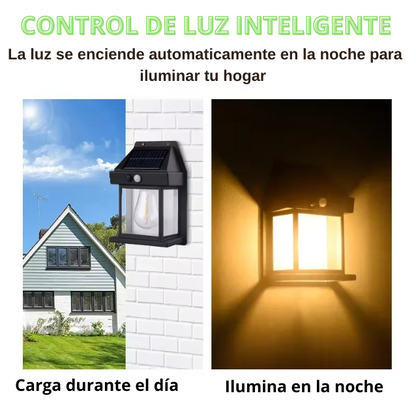 Luz solar decorativa empalmada