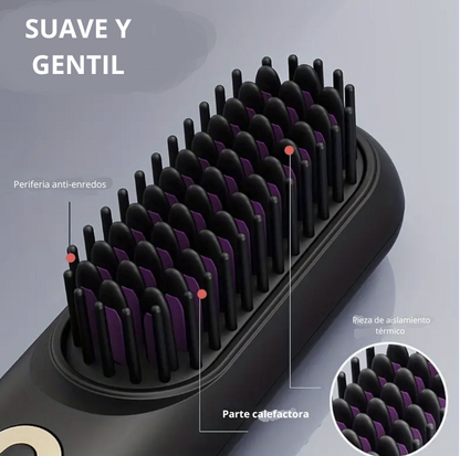 Cepillo Alisador Recargable